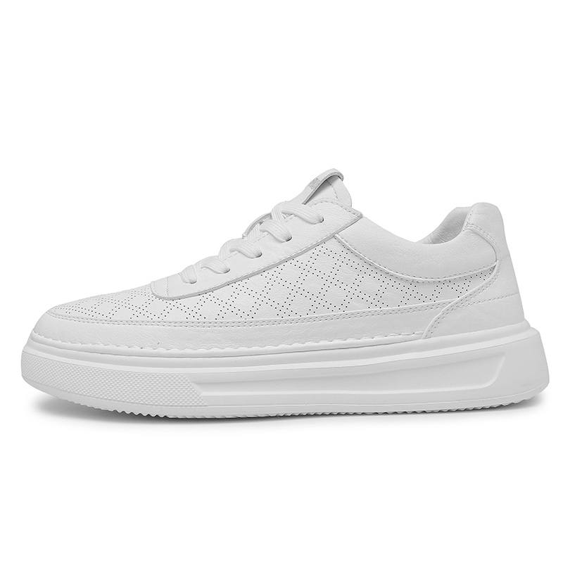 YIMINU Low top Skateboard Shoes Men's White