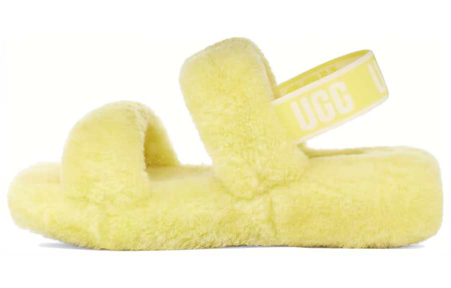 UGG UGG Oh Yeah Thick Sole Sandals Yellow Women's