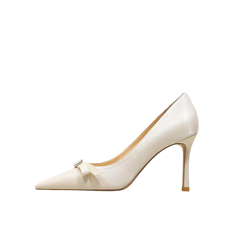WOXXXN Silk Slim Heel High Heels Women's