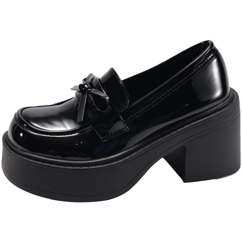 Aimilian Loafers Women's Black, Glossy Finish Black