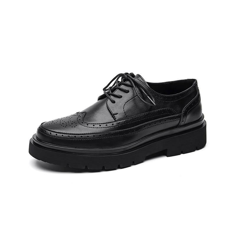 PINYI PINYI Microfiber Leather Casual Shoes Men's Black