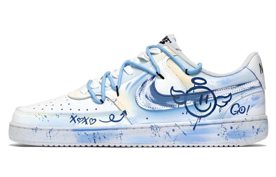 Nike Nike Court Vision 1 Great Journey To The West, Hokkaido Dreamcatcher Low top Skateboard Shoes Men's