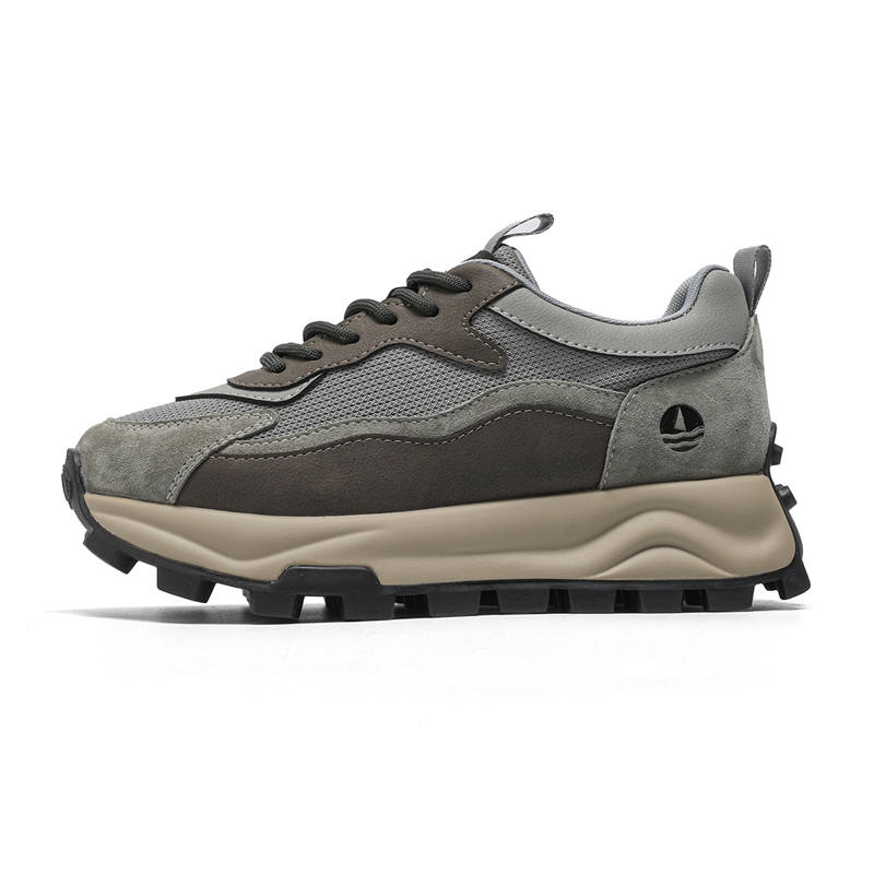 NAVIGARE Small Sailboat Height Increasing Low top Casual Shoes Women's Gray
