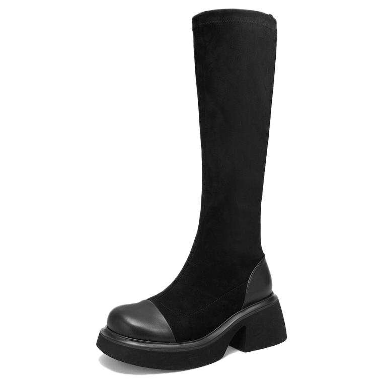 C°BANNER Knee high Boots Women's Black