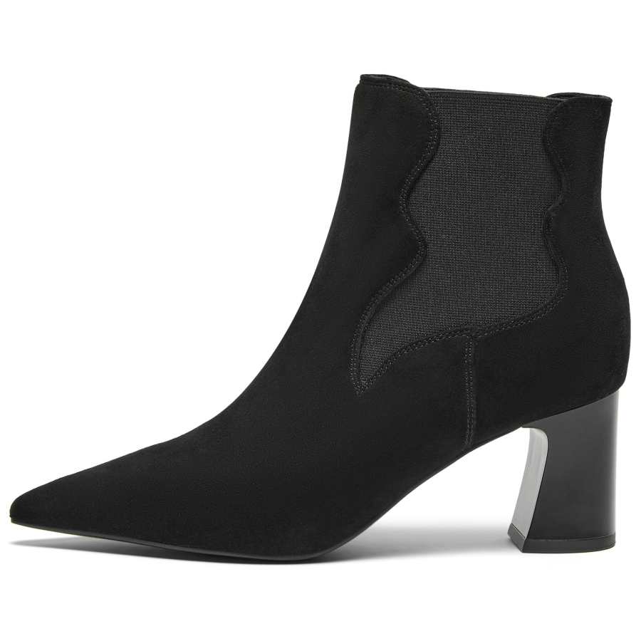 Joypeace Caramel Mocha Short Chelsea Boots Women's