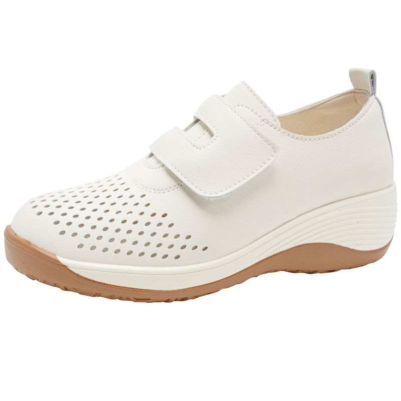 Reivantix Reivanti Microfiber Leather Casual Shoes Women's Beige