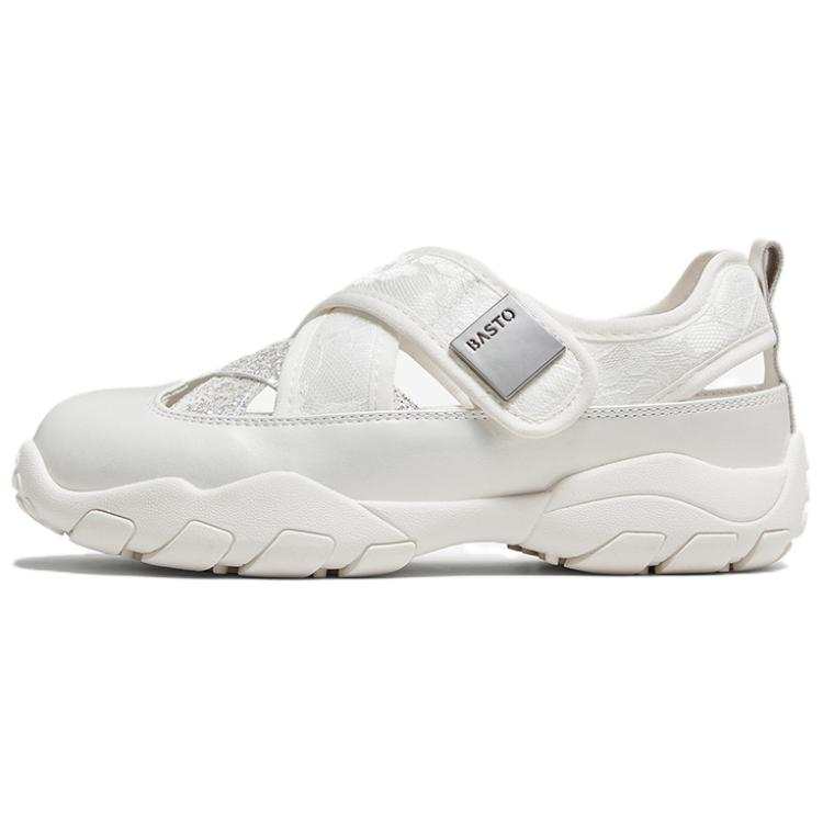 BASTO Mary Jane Shoes Women's Gold/Apricot, Silver/White, Ecru