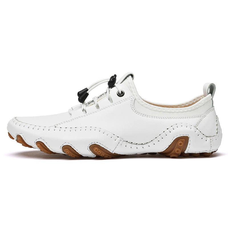 WENNAI Men's Casual Shoes Men's Low Top White