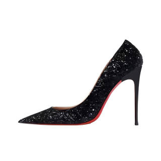 Feo Dvke Slim Heel High Heels Women's Black Gift Box Set