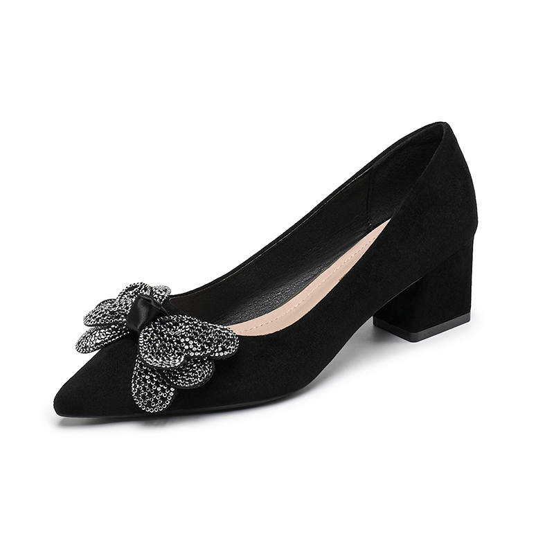 JIUXINGDAO High Heels Women's Black