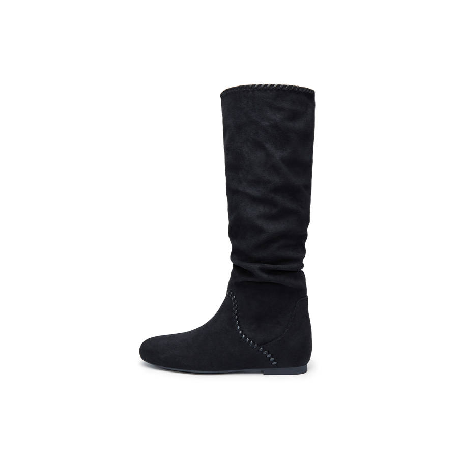ELLE Knee High Boots Women's Black/Brown