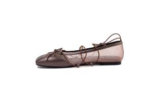 RUNTOTHEFUTURE Microfiber Leather Mary Jane Shoes Women's Beetle Brown