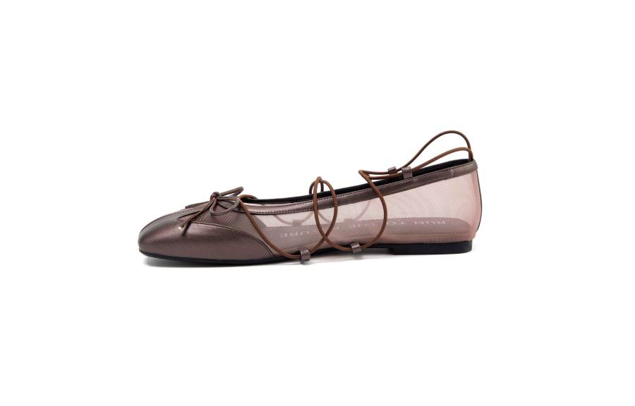 RUNTOTHEFUTURE Microfiber Leather Mary Jane Shoes Women's Beetle Brown