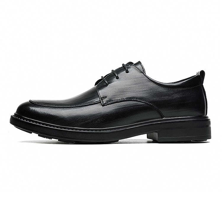 KAQIAODI Dress Shoes Men's Low Top Black/Brown