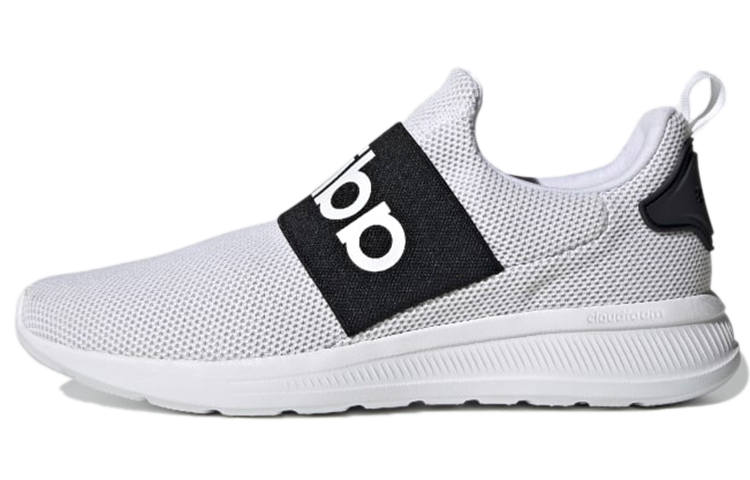 Adidas Neo Lite Racer Adapt 4.0 Fabric Slip Resistant And Breathable Low top Casual Shoes Men's White Black