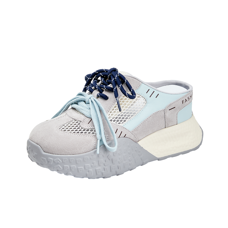 QINGZHUHU Rubber Sole Abrasion Resistant Closed Toe Slippers Women's