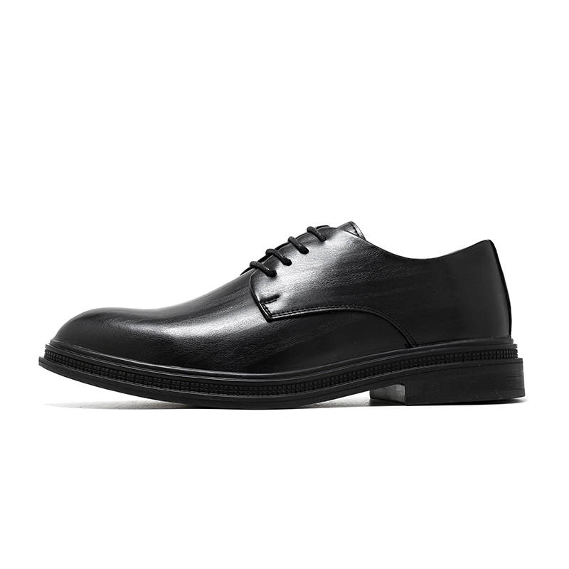 CAOZE Microfiber Leather Dress Shoes Men's Black