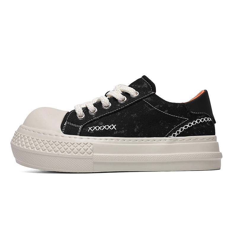 DUEPLAY Low top Skateboard Shoes Men's Black