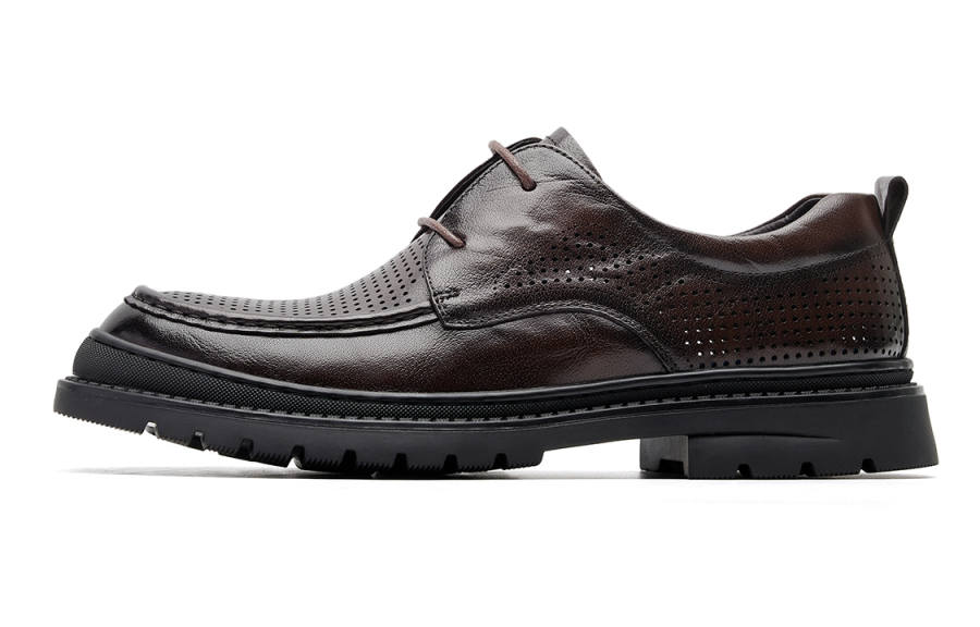 C°BANNER Dress Shoes Men's Low Top Brown