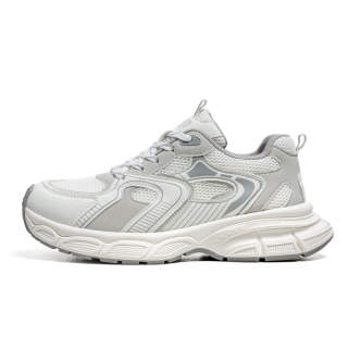 Farris Chunky Sneakers Men's Low Top Black/White/Gray/White/Black