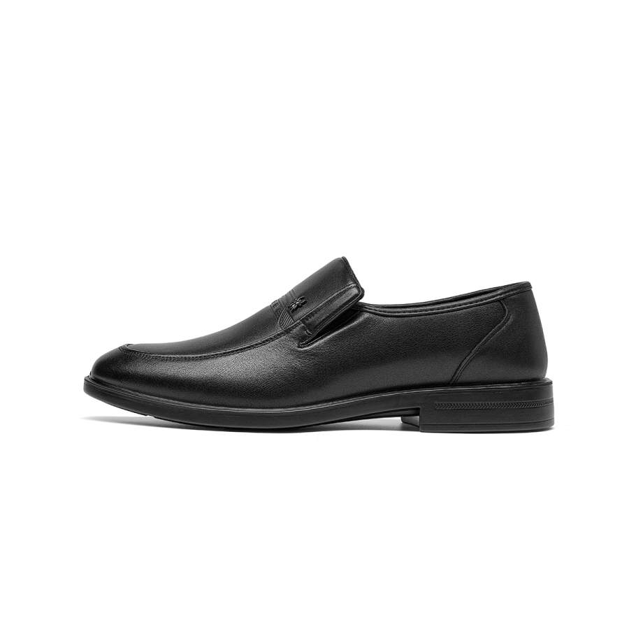 Spider King Top Grain Cow Leather Casual Shoes Men's Black