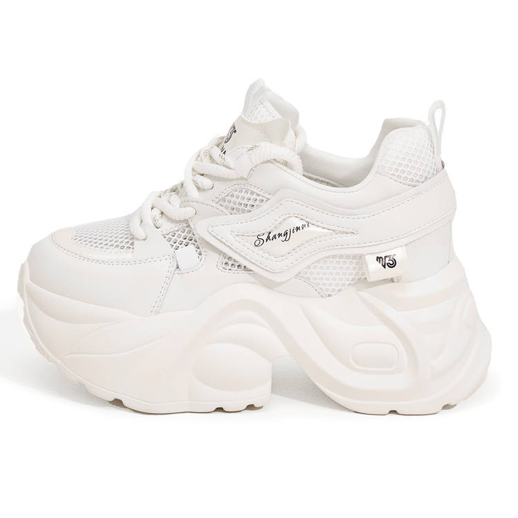 MILANLIANGE Abrasion Resistant Breathable Height Increasing Abrasion Resistant Breathable Height Increasing Low top