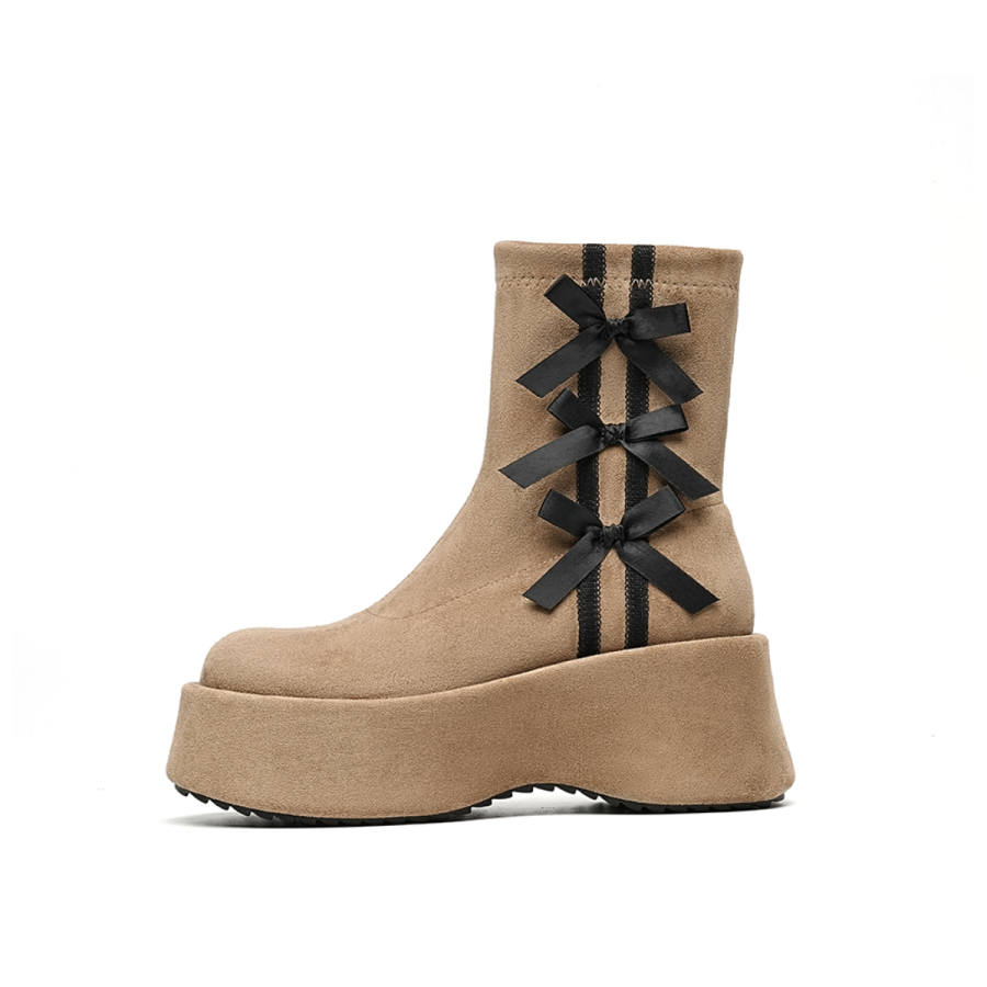 EBLAN EBLAN Ankle Boots Women's Apricot