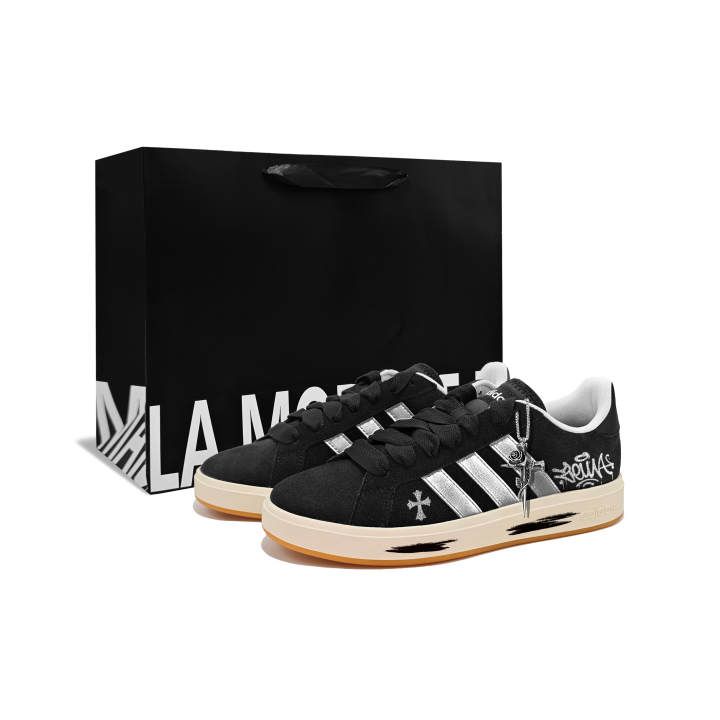Adidas Adidas Grand Court Base 00s Skateboard Shoes Unisex Low Top Silver