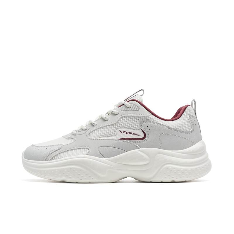 XTEP Abrasion Resistant Lightweight Wear resistant And Lightweight Low top Casual Shoes Women's