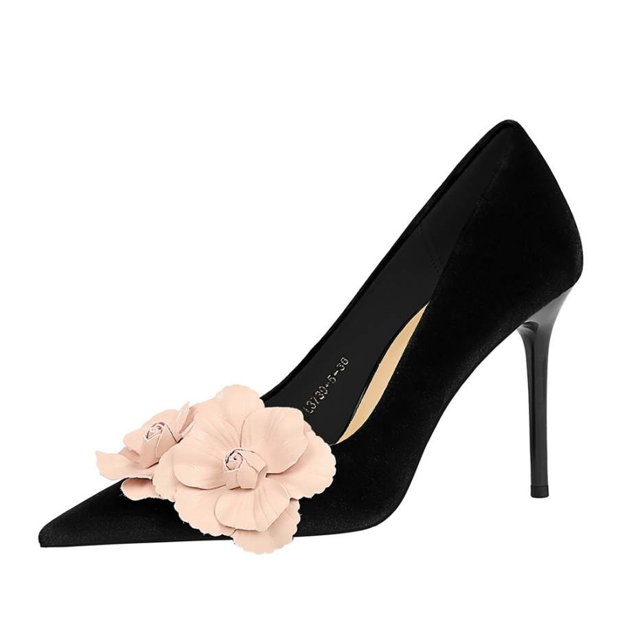 YAFEI XUANYU Suede Slim Heel High Heels Women's