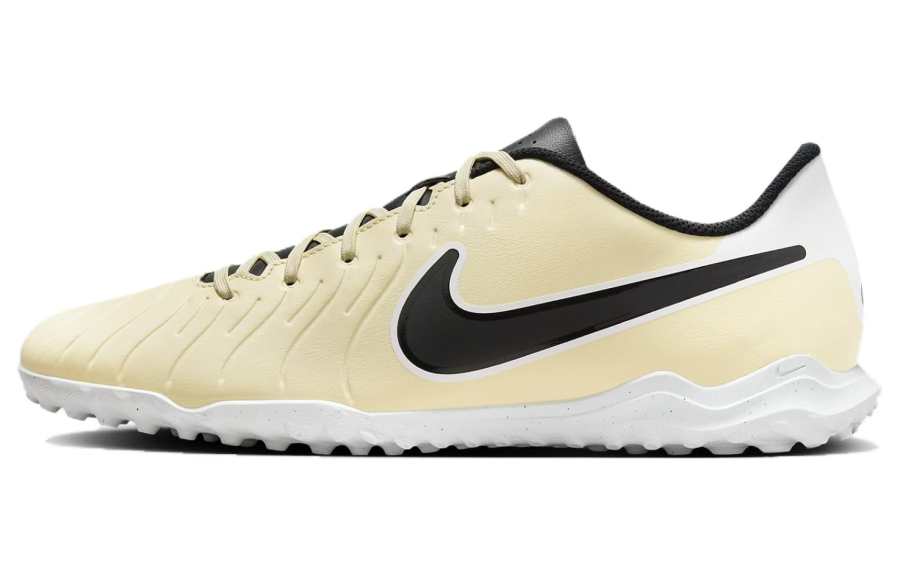 Nike Nike Tiempo Legend 10 IC/in Wear resistant And Lightweight Soccer Shoes Men's Beige Black