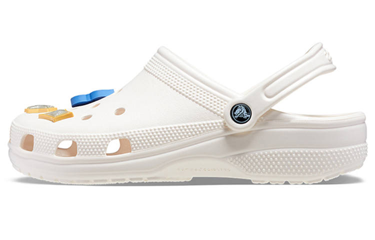 Crocs HONOR OF KINGS x Crocs Classic Clog EVA Clogs Unisex White Blue Mismatched Swan's Dream, Xiao Qiao Elite Edition