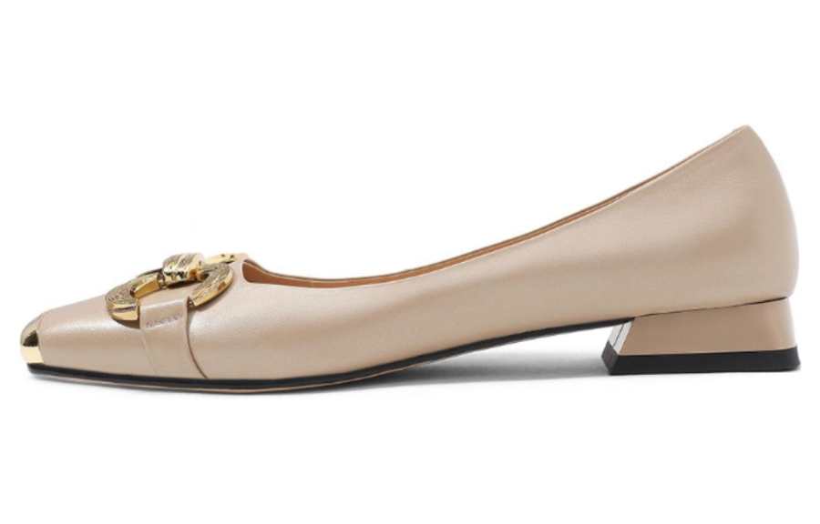 CAMEIDO Women's Casual Shoes Women's Nude Apricot