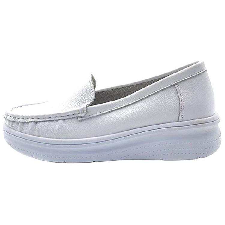 Neiliansheng Cow Leather Casual Shoes Women's White