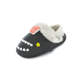 HelloSlippers Shark Winter Sharkicks Winter Sushi, Closed Toe Slippers With Heel Unisex