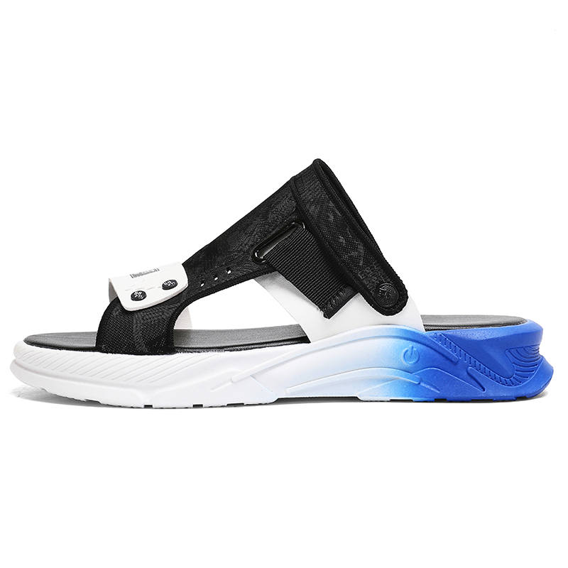 CAOZE Beach Sandals Men's Black Gray Green