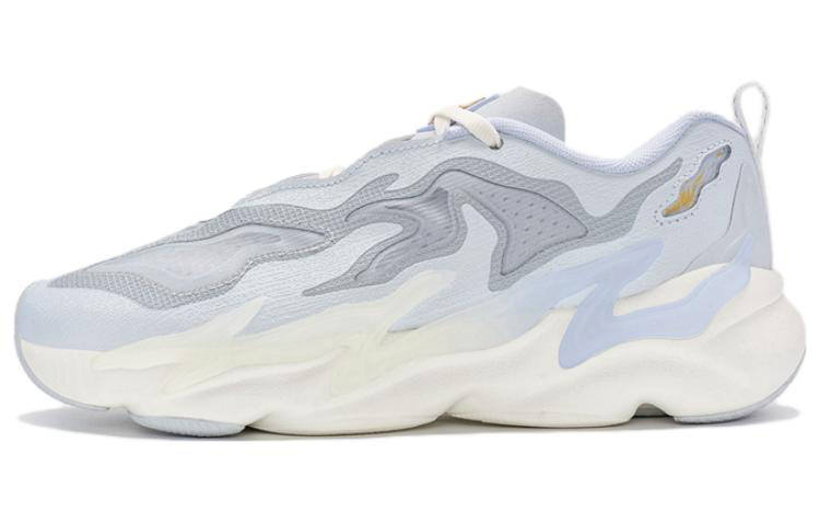 XTEP Fiery 3.0 Slip Resistant, Abrasion Resistant, Breathable Low top Sports Casual Shoes Women's Gray Blue