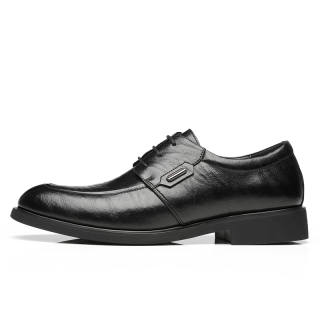 Shanpijiang Dress Shoes Men's Low Top Black/Tea Brown