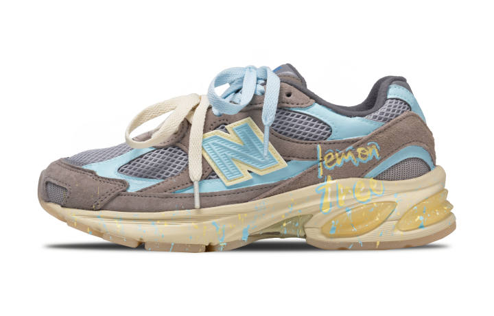 New Balance New Balance NB 2010 One Thousand Likes, Blue Ceramic Workshop Abrasion Resistant Low top Casual Shoes Men's Blue Brown