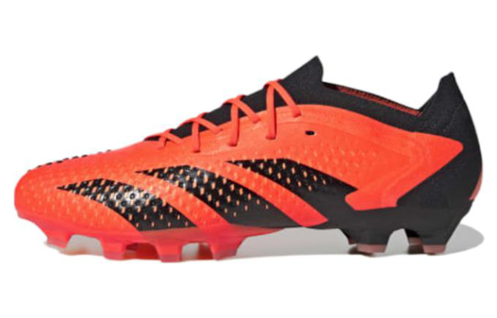 Adidas Adidas Predator Accuracy.1 AG Artificial Ground Pu Slip Resistant Abrasion Resistant Soccer Shoes Men's Orange Black
