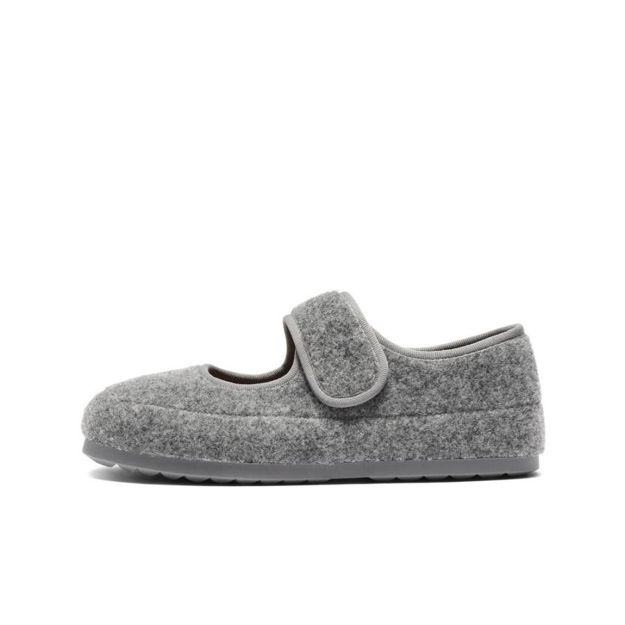 BELLE Fabric Flat Mary Jane Shoes Women's