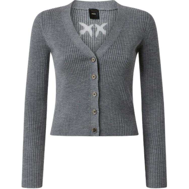 PINKO Pinko button ribbed cardigan