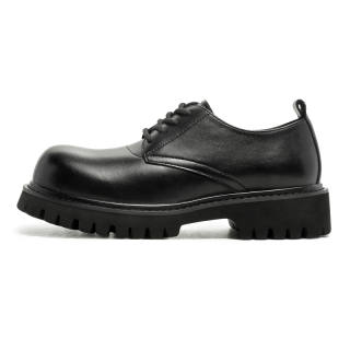 IZEIZIG Cow Split Leather Dress Shoes Men's Black