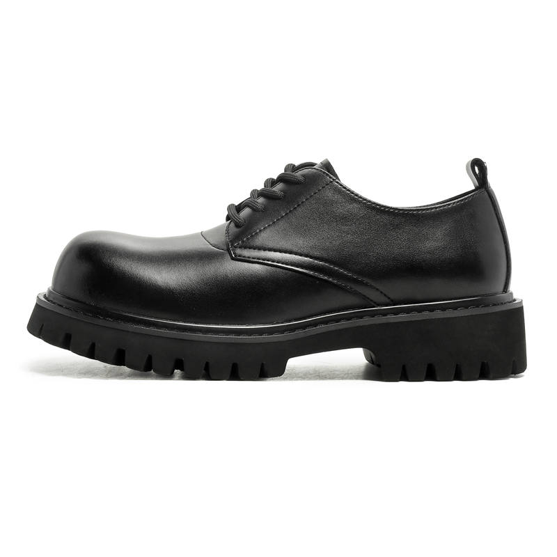 IZEIZIG IZEIZIG Cow Split Leather Dress Shoes Men's Black