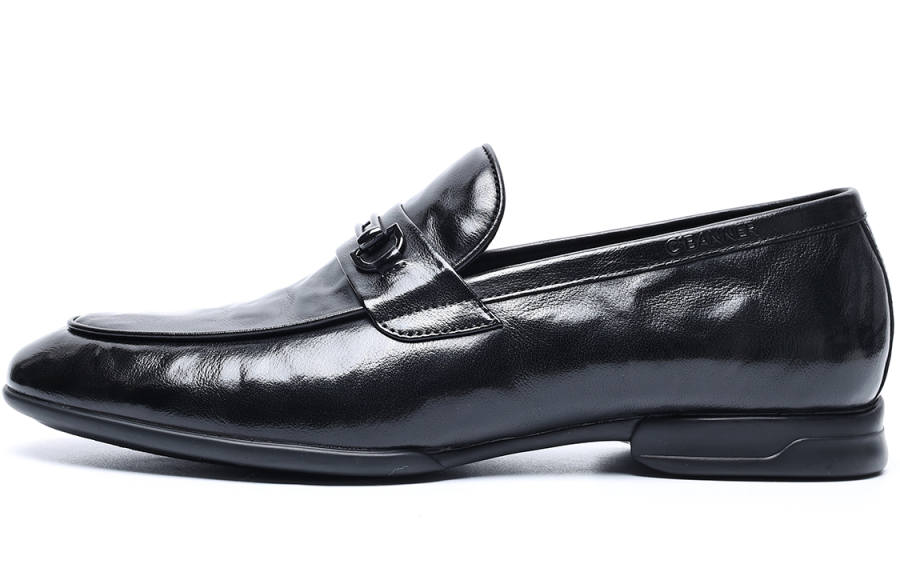 C°BANNER Top Grain Cow Leather Casual Shoes Men's Black