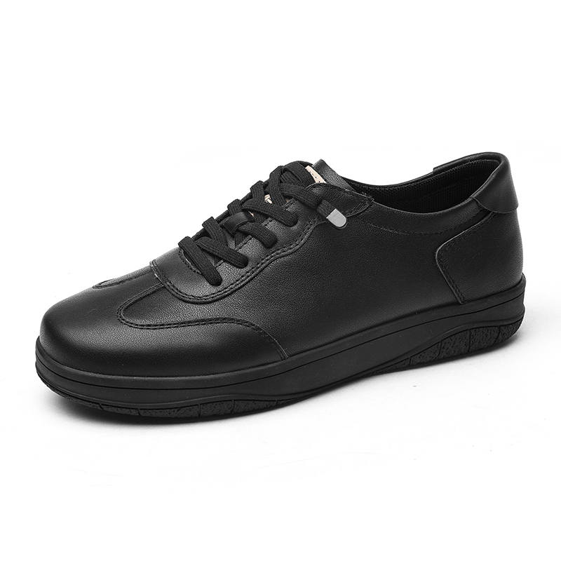 XINNUO Cow Leather Slip Resistant Slip Resistant Low top Casual Shoes Women's