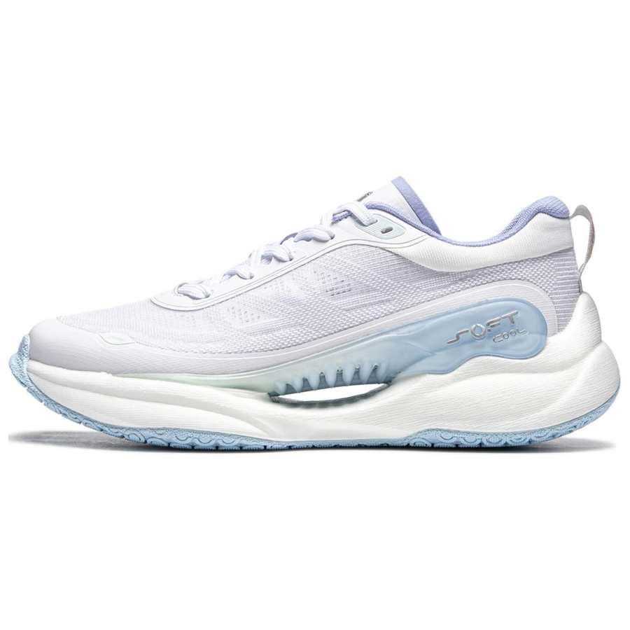 Li-Ning Li Ning Soft COOL Abrasion Resistant Breathable Low top Casual Shoes Women's White