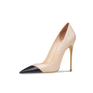 Suyymakk Slim Heel High Heels Women's Nude