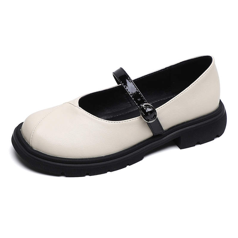 QITUMAUL Microfiber Leather Mary Jane Shoes Women's