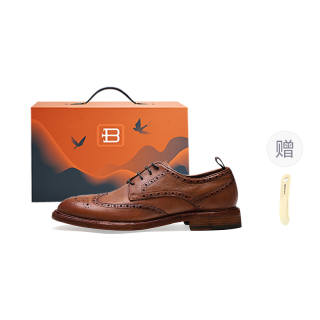 BOSSSUNWEN Dress Shoes Men's Brown